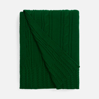 Плед Remitti, глубокий зеленый