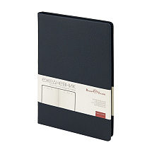 Ежедневник А5 датированный Megapolis Nappa на 2026, темно-синий navy