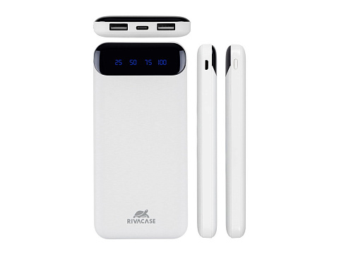 RIVACASE VA2240 (10000mAh) с дисплеем, белый, внешний аккумулятор 12/48 - рис 7.