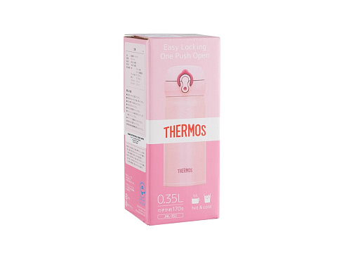 Термос из нерж. стали тм THERMOS JNL-352-CP 0.35L, розовый - рис 6.