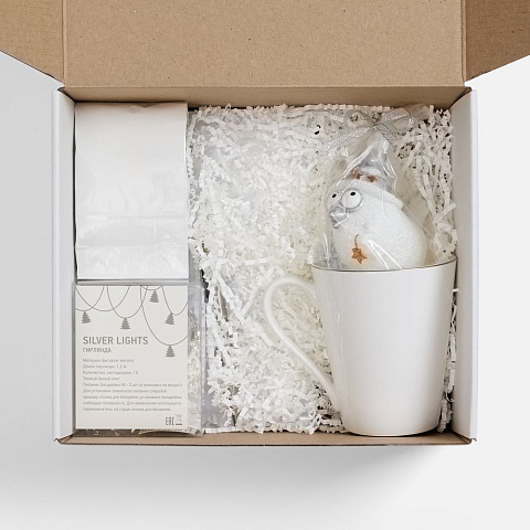 Набор «Планы на счастье», белый с серебристым - рис 4.