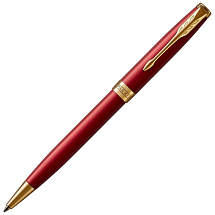 Шариковая ручка Parker Sonnet , Lacquer Intense Red GT, стержень: M, цвет чернил: black , в подарочной упаковке