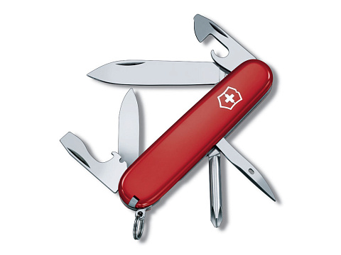 Нож перочинный VICTORINOX Tinker, 91 мм, 12 функций, красный