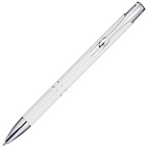 Шариковая ручка Moneta из переработанного алюминия - Белый
