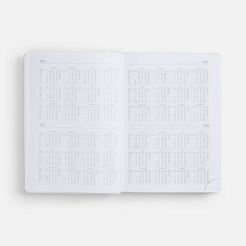 Ежедневник Nebraska, недатированный, белый - рис 10.