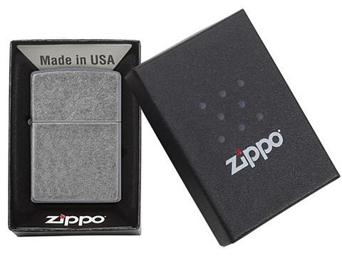 Зажигалка ZIPPO Classic с покрытием ™Plate, латунь/сталь, серебристая, матовая, 38x13x57 мм - рис 4.