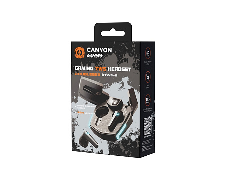 Игровая гарнитура Canyon DoubleBee GTWS-2, черный (CND-GTWS2B) - рис 5.