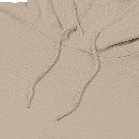 Толстовка с капюшоном унисекс Hoodie, бежевая - рис 4.