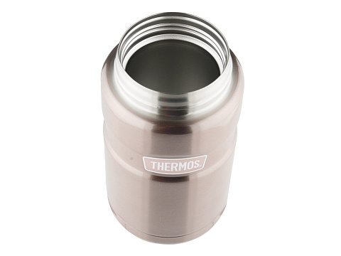 Термос из нерж. стали с ложкой тм THERMOS SK3020ST 0,7L, стальной - рис 3.