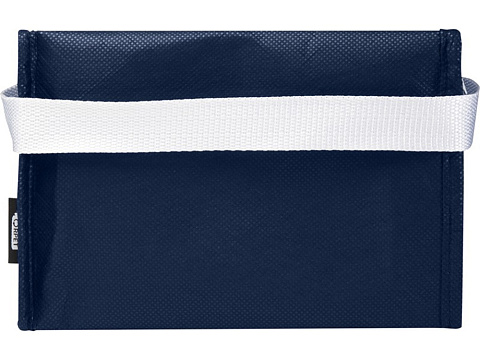 Spectrum нетканая сумка-холодильник, 4 л, на 6 банок, из переработанных материалов, синий navy - рис 3.