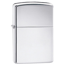 Зажигалка ZIPPO Classic с покрытием High Polish Chrome, латунь/сталь, серебристая, 38x13x57 мм