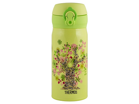 Термос из нерж. стали тм THERMOS JNL-350-SWTREE, зеленый