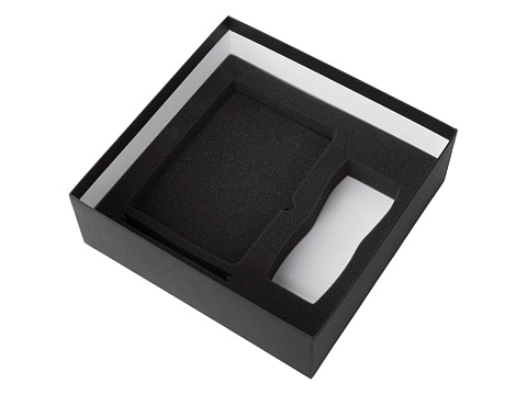 Подарочный набор c блокнотом С2, ручкой и термокружкой Mony Steel, оранжевый - рис 3.