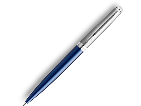 Шариковая ручка Waterman Hemisphere Entry Point Stainless Steel with Blue Lacquer в подарочной упаковке