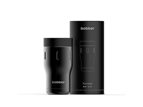 Термос питьевой, вакуумный, бытовой, тм "bobber". Объем 0,35 литра. Артикул Tumbler-350 Black Coffee