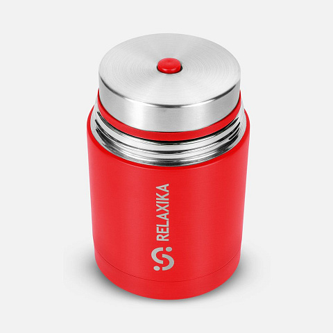 Термос для еды Relaxika 700, красный - рис 4.