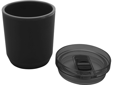 Hudson кружка из переработанного пластика с двойными стенками объемом 180 мл, сплошной черный - рис 4.