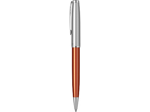 Шариковая ручка Parker Sonnet Essentials Orange SB Steel CT, цвет чернил black, перо: M, в подарочной упаковке. - рис 3.