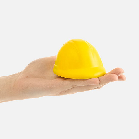 Антистресс «Каска», желтый - рис 3.