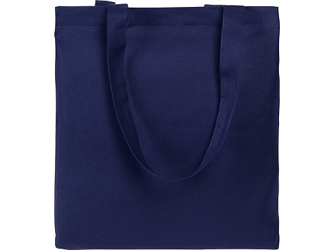 Сумка Element из хлопка для покупок, 180 г, темно-синий - рис 3.
