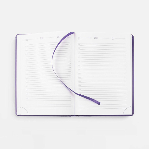 Ежедневник Prizma, недатированный, фиолетовый - рис 6.