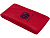 Lucas спортивное полотенце из переработанного полиэстера 30х80 см - Красный - миниатюра - рис 6.
