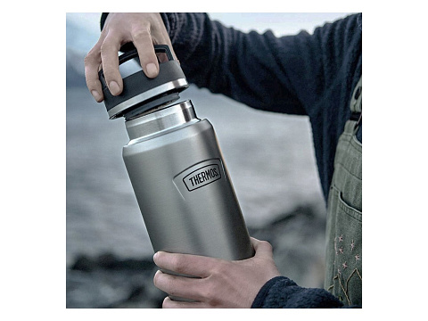 Термос из нерж. стали тм THERMOS IS-212 MS 1.2L, стальной - рис 9.