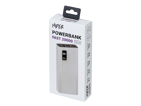 Портативный внешний аккумулятор FAST 20000 White (Р) - рис 9.