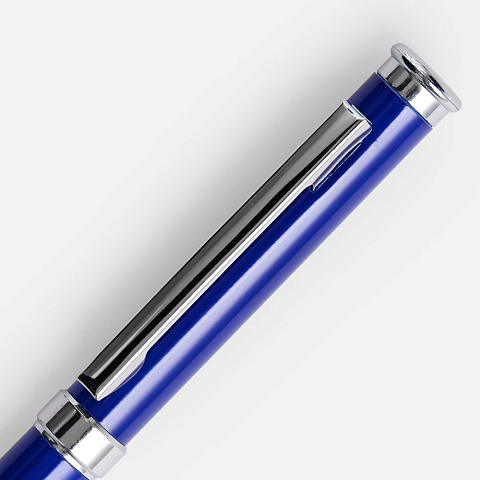 Ручка шариковая Finn Chrome, синяя - рис 4.