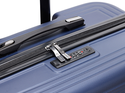 Чемодан TORBER Onego, синий, ABS-пластик, 79,5 х 51 х 29 см, 103 л - рис 8.