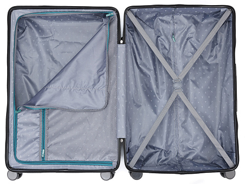 Чемодан TORBER Onego, зелёный, ABS-пластик, 79,5 х 51 х 29 см, 103 л - рис 6.