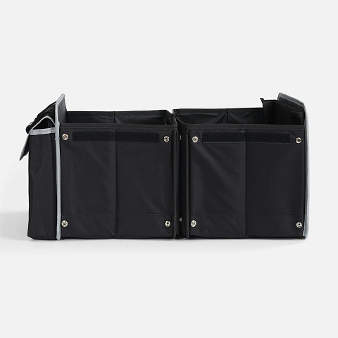 Органайзер в багажник с сумкой-холодильником Arranger, черный с серым - рис 5.