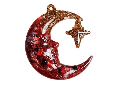 Елочные игрушки (Полумесяц) Гранат - рис 4.