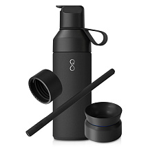 Подарочный набор Ocean Bottle 3-в-1 объемом 500 мл - Obsidian Black