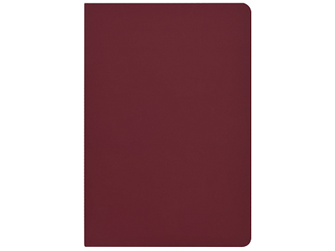 Бизнес-тетрадь А5 Pragmatic Contrast, 40 листов в клетку, бордовый с темно-серым срезом - рис 3.