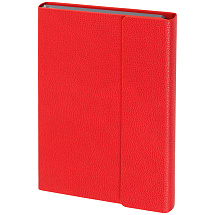 Ежедневник недатированный с магнитным клапаном А5 Venezia, красный