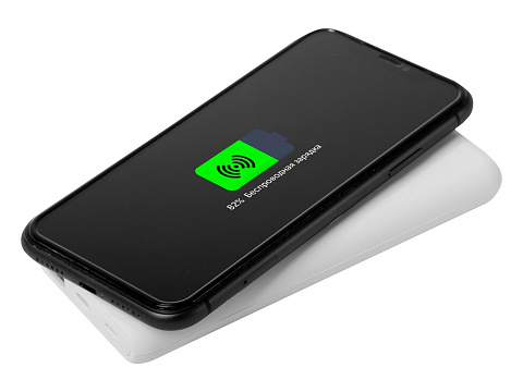 Внешний беспроводной аккумулятор c QC/PD Reload, 10000 mAh, белый (Р) - рис 3.