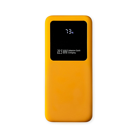 Внешний аккумулятор Kris soft touch, 10000mAh (Жёлтый) - рис 2.