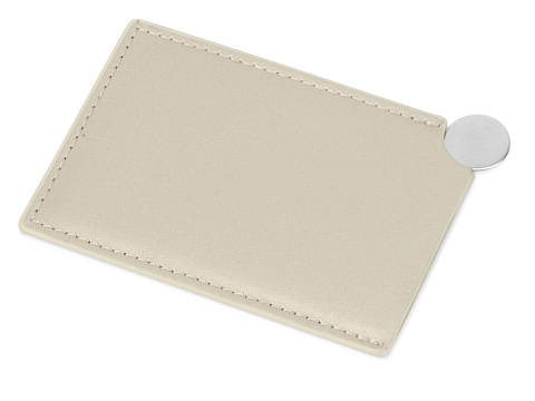 Зеркало в чехле Style, серебристый/бежевый (Р)