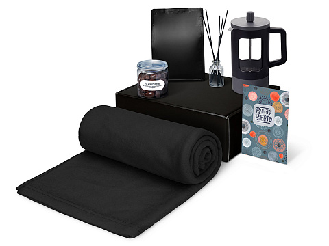 Подарочный набор Re:y. Vive с пледом, френч-прессом и кофе - рис 2.