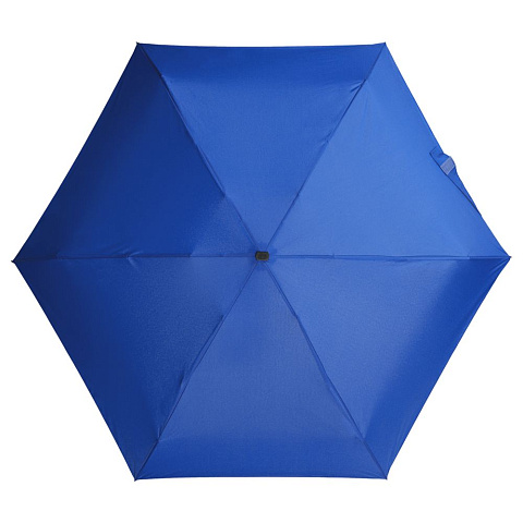 Зонт складной Five, синий, без футляра - рис 2.