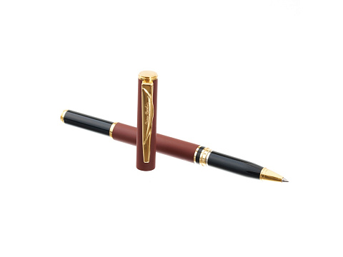 Ручка 2 в 1 шариковая и перьевая Pierre Cardin COMBI PEN, цвет - терракотовый. Упаковка Е - рис 12.