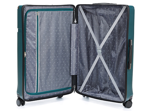 Чемодан TORBER Onego, зелёный, ABS-пластик, 79,5 х 51 х 29 см, 103 л - рис 7.