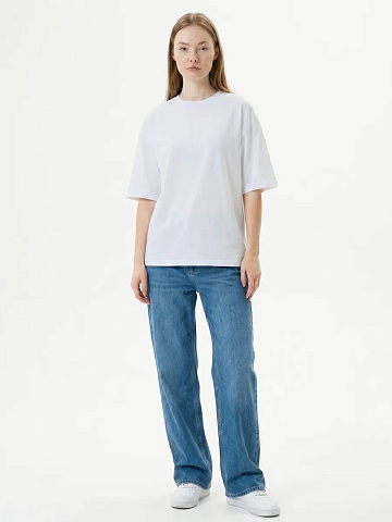Футболка Oversize Premium 210, белая - рис 7.
