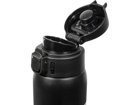 Термокружка Relaxika 701 (0,48 литра), черная (без лого) - рис 11.