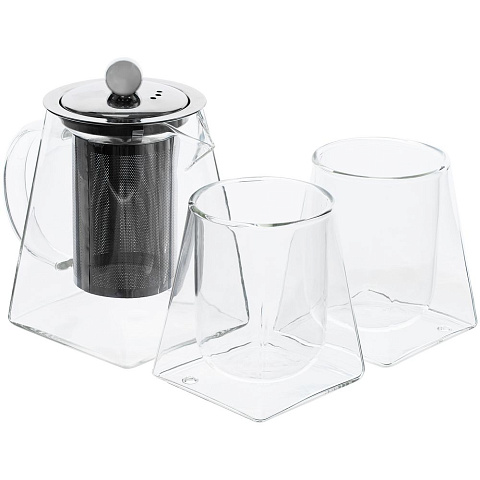 Чайный набор Quadroni в красной коробке