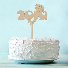 Топпер 2019 из дерева