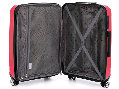 Чемодан TORBER В Отпуск, ярко-розовый, полипропилен, 65,5 х 43,5 х 26 см, 62 л - рис 3.