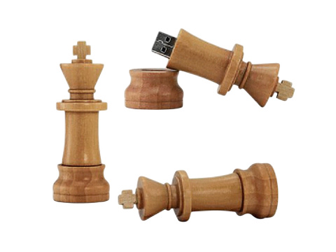 Флешка Ферзь на 32 Гб, натуральный - рис 4.