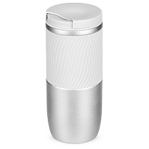 Герметичная вакуумная термокружка Pillar,550 мл, серебристый (Р)